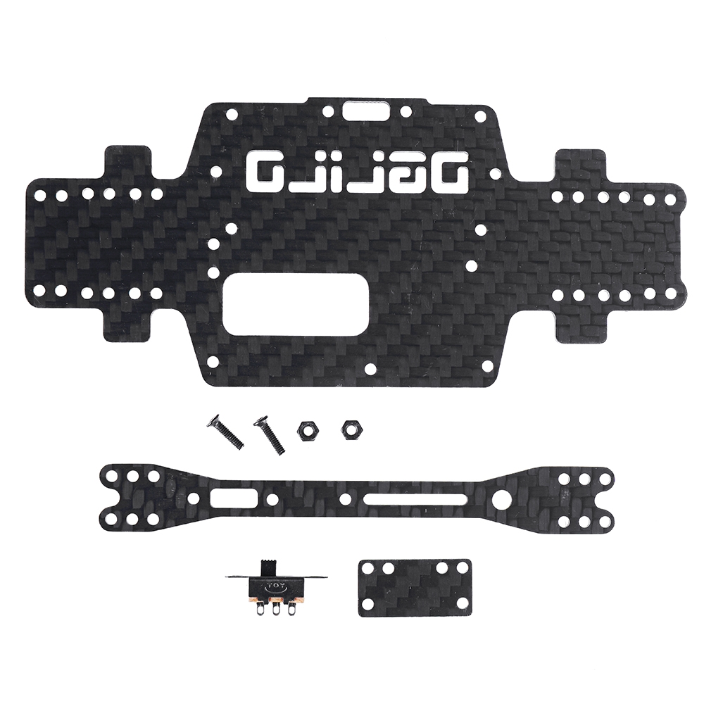 Wltoys K969 K979 K989 K999 P929 P939 1/28 RC Upgraded Carbon Fiber Chassis Car Bottom Parts