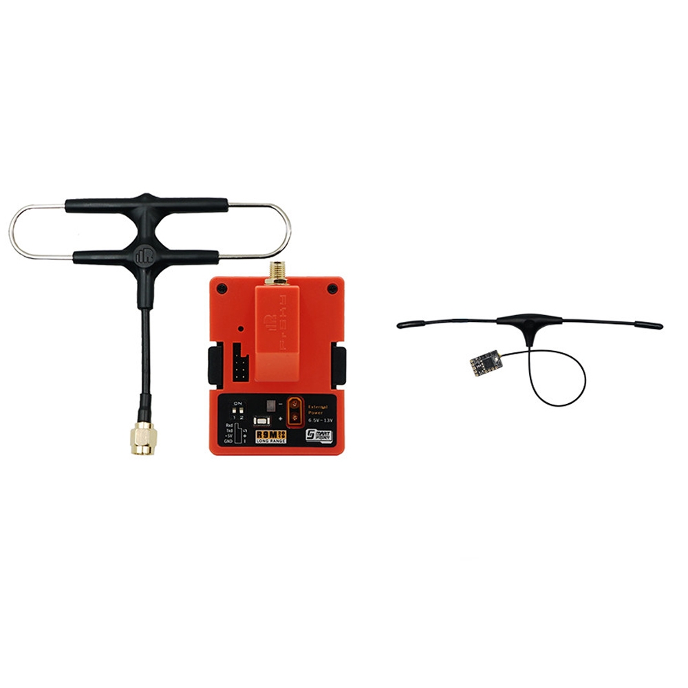 FrSky R9M 2019 900MHz Long Range Transmitter Module and R9 Mini OTA ACCESS RC Receiver with Mounted Super 8 and T antenna