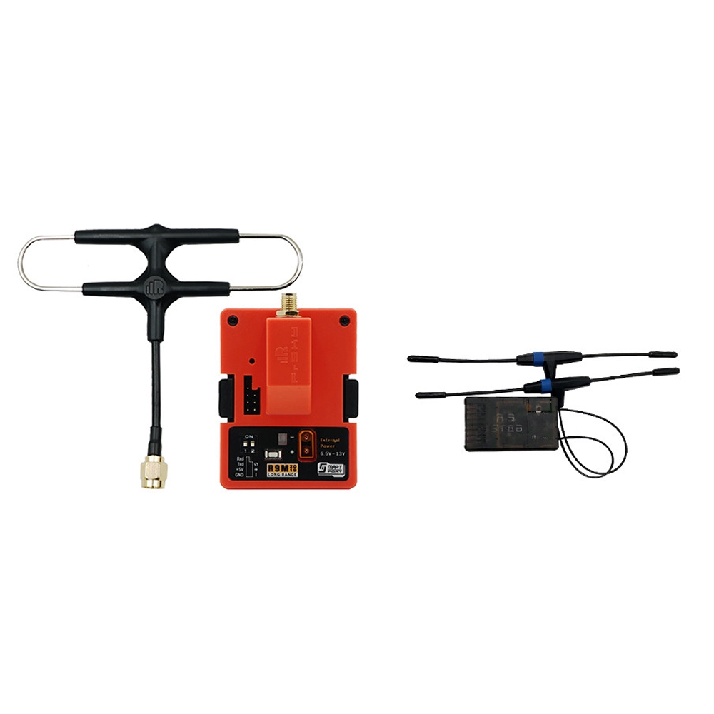 15% OFF for FrSky R9M 2019 900MHz Long Range Transmitter Module and R9 STAB OTA ACCESS RC Receiver with Mounted Super 8 and T antenna