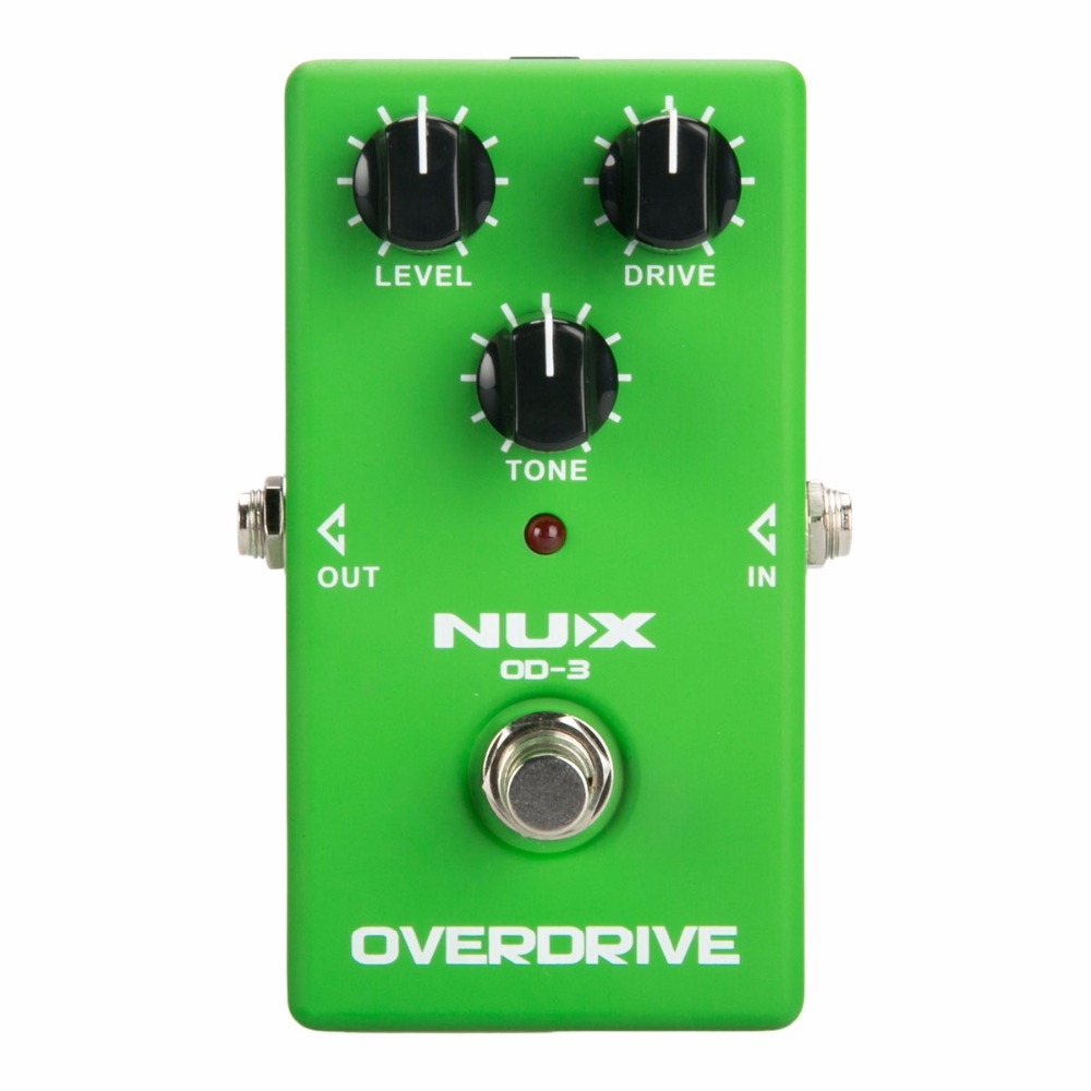 NUX OD-3 Overdrive Electric Guitar Effects Pedal True Bypass Warm Tube Natural Vverdrive Sound