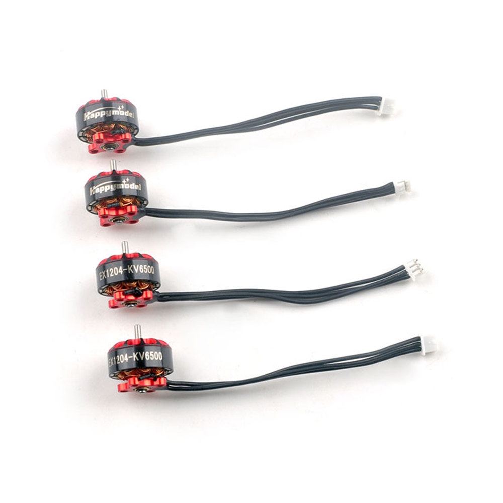 Happymodel EX1204 1204 5000KV 2-4S / 6500KV 2-3S Brushless Motor w/ 60mm Wire & Connector for 3 Inch Micro RC Drone FPV Racing