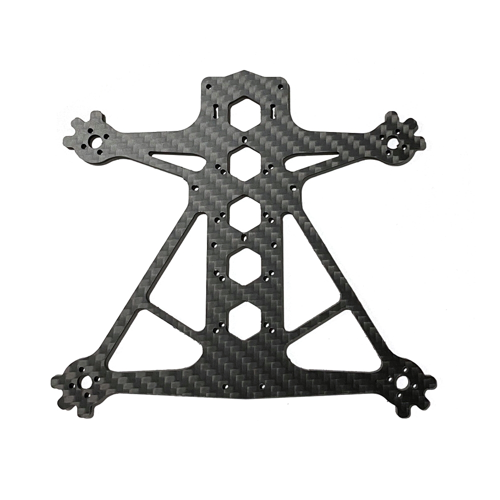 Dragon Frog 3 Inch 139mm Frame Kit Spare Part 3mm Bottom Plate Carbon Fiber