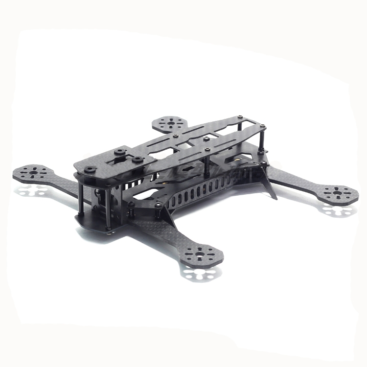 HSKRC GT250 5 Inch 250mm Wheelbase 3mm Arm Carbon Fiber Frame Kit w/ PCB Board for RC Drone FPV Racing