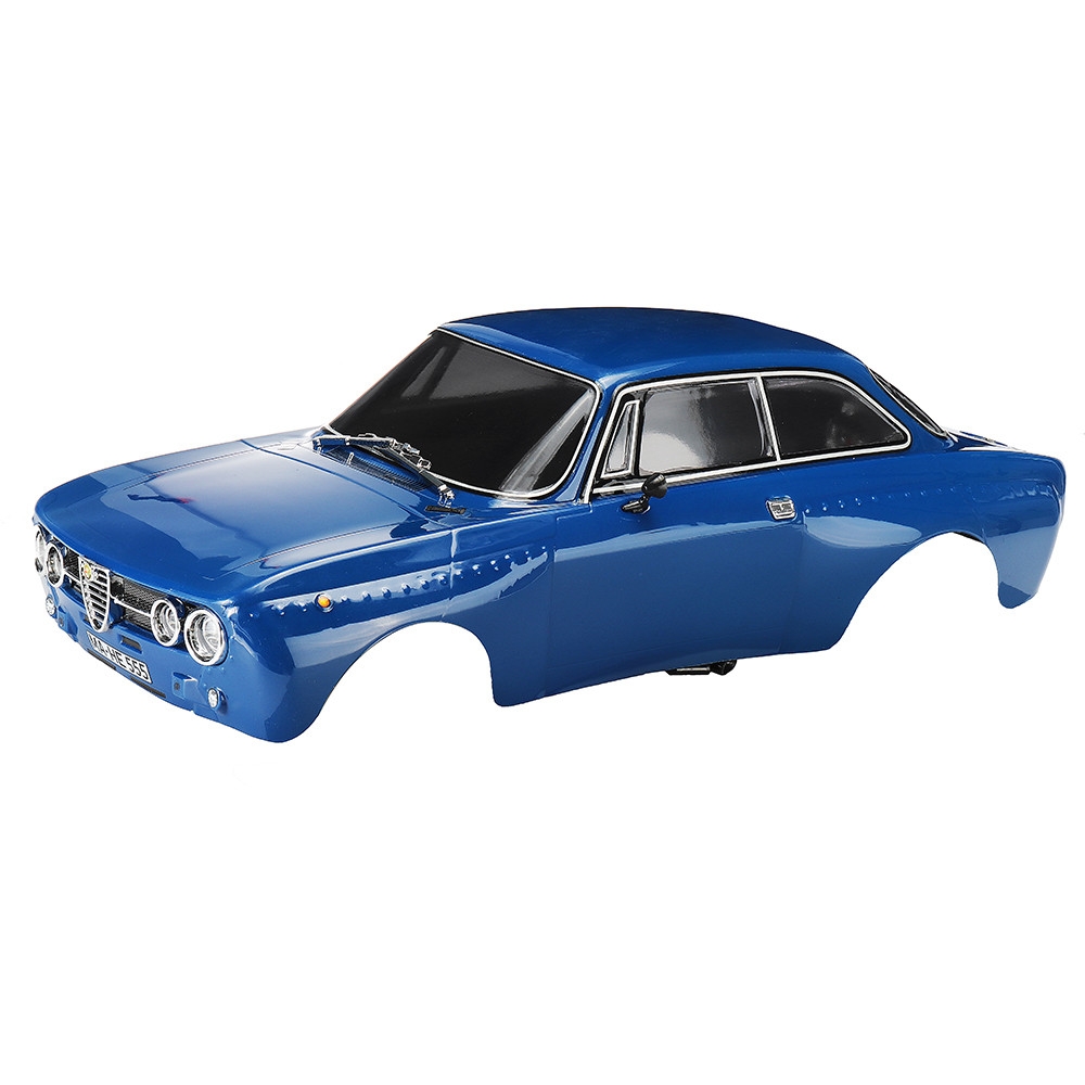 Killerbody 48323 1/10 Finished RC Car Body Shell for Alfa Romeo 2000 GTAm Blue Printed