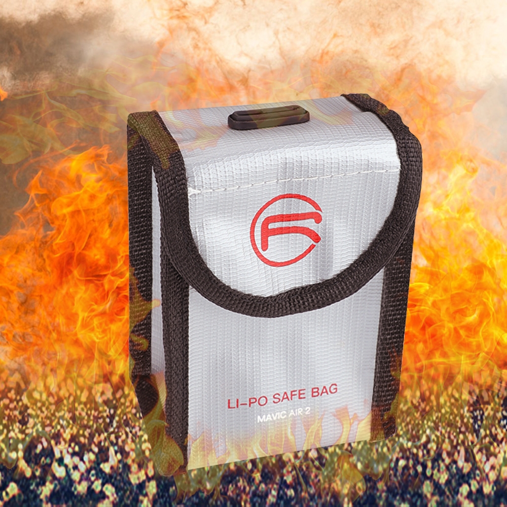 LiPo Battery Explosion-proof Safe Bag Fireproof Protective Storage Box for DJI Mavic Air 2 Battery