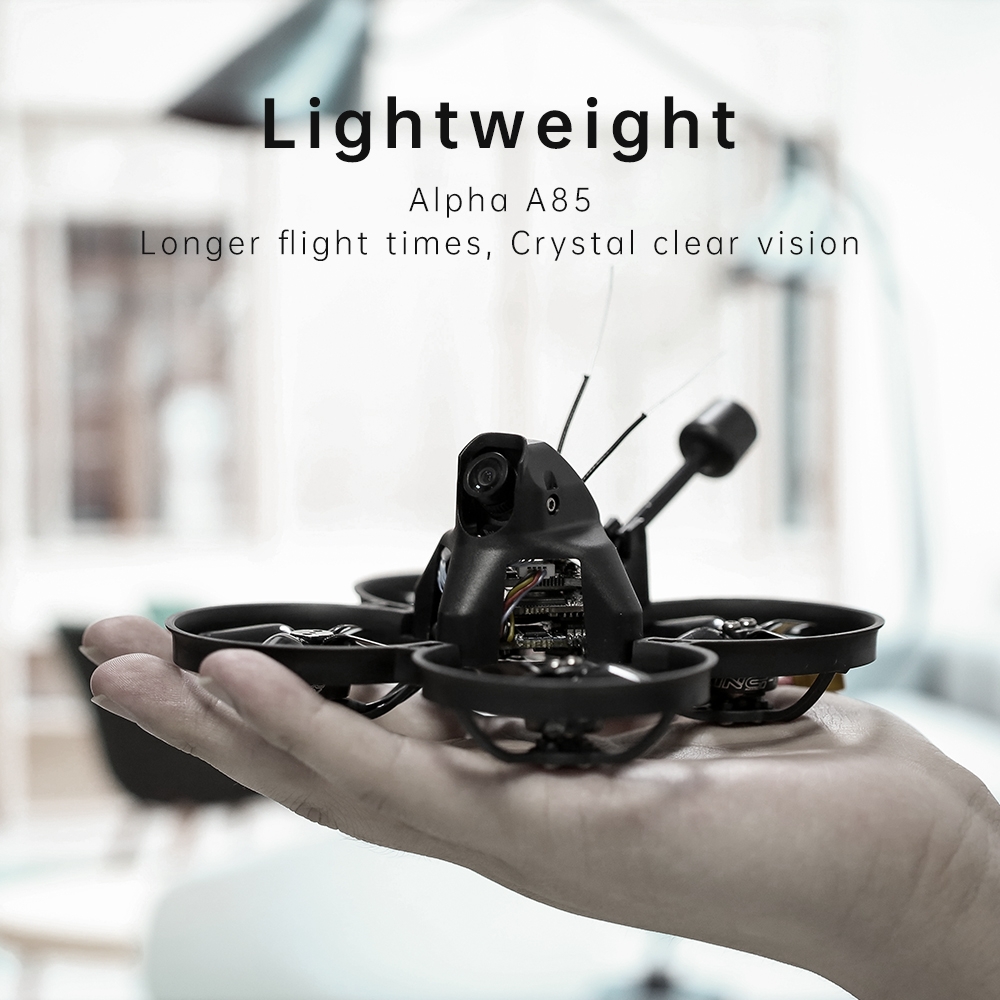 iFlight Alpha A85 Indoor 2 Inch 4S FPV Racing Drone w/Turtle 800TVL Camera SucceX-D 20A F4 Whoop AIO