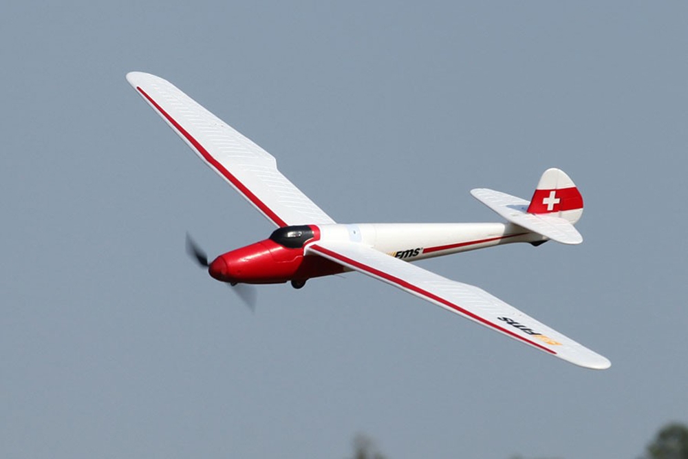 FMS Moa Glider 1500MM (59.1") Wingspan EPO Trainer Beginner RC Airplane PNP