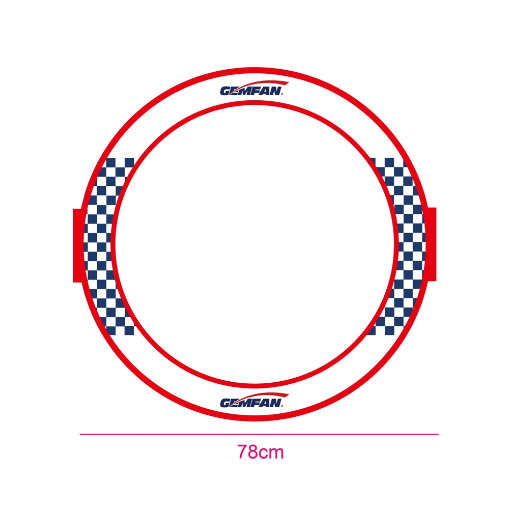 Gemfan AC-D1-78cm Round Single FPV Cube Race Gate Door 78x78mm for RC Drone Outdoor Indoor Racing Flying