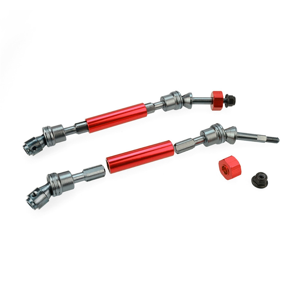 2PCS RC Alloy Rear Universal Drive Shaft CVD for Slash 1/10 Short Course Truck Car Vehicles Model