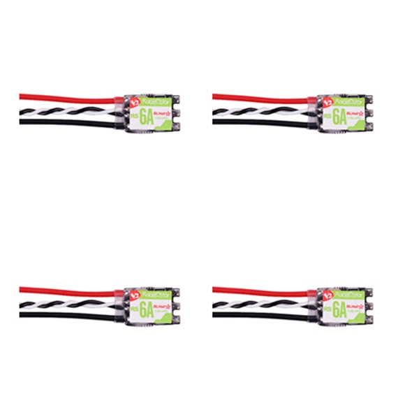 4 PCS Racerstar RS6A V2 BB2 Blheli_S 6A 1-2S Brushless ESC 18*11mm Support Oneshot42 16.5 Dshot600