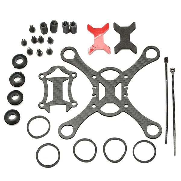 Kingkong Smart100 Micro FPV Racing Quadcopter Spare Parts 100mm Carbon Fiber DIY Frame Kit