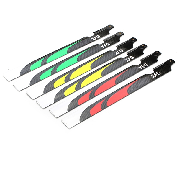 XFG X3 360mm Carbon Fiber Main Blade For 450L 480 RC Helicopter