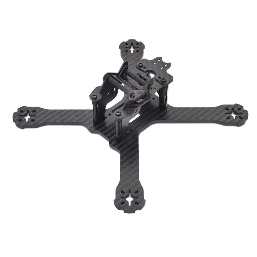 Realacc X210 Pro 214mm 3K Carbon Fiber FPV Racing Frame 4mm Frame Arm w/ LED Board 5V & 12V PDB