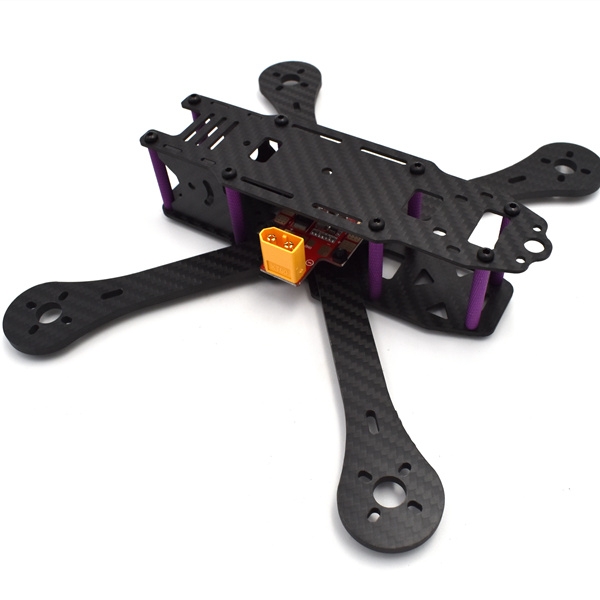 Realacc X4R X5R X6R 180mm 220mm 250mm 4mm Arm Carbon Fiber Frame Kit with BEC Output PDB