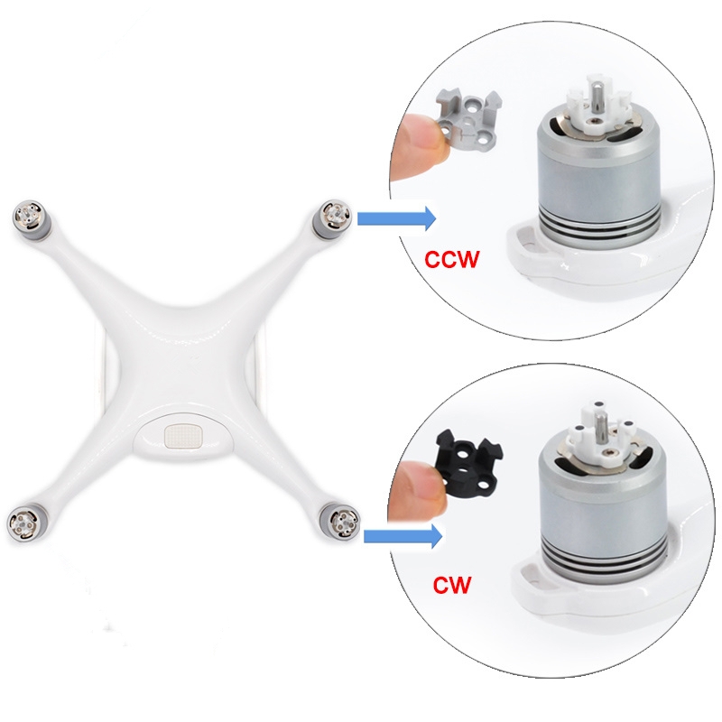 Propeller Metal Fixed Seat 2CCW&2CW For DJI Phantom 4 RC Quadcopter 