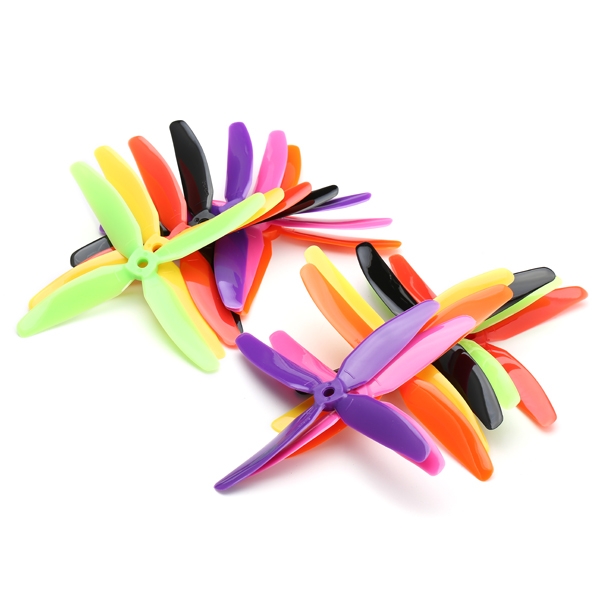 7 Pairs Kingkong 5x4x4 5040 5 Inch 4-Blade Propeller CW CCW for FPV Racer