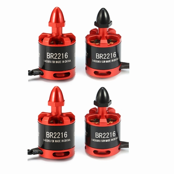 4X Racerstar Racing Edition 2216 BR2216 1400KV 2-4S Brushless Motor For 350 380 400 450 Frame Kit