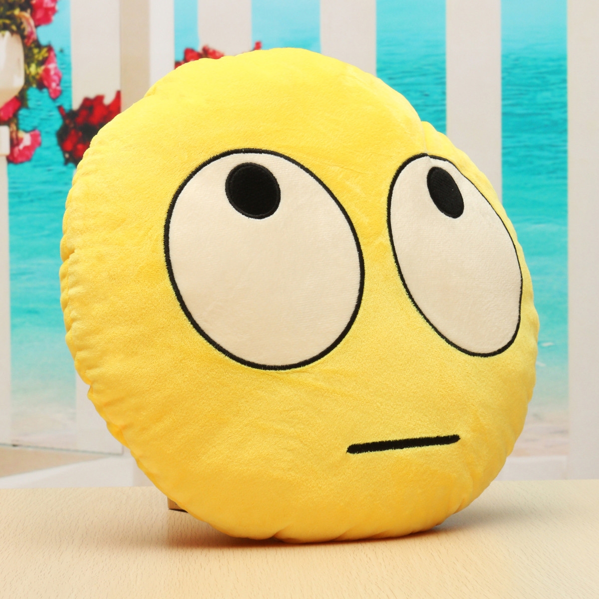 Rolling Eyes Emoji Emoticon Pillow Plush Toy Doll Gift  