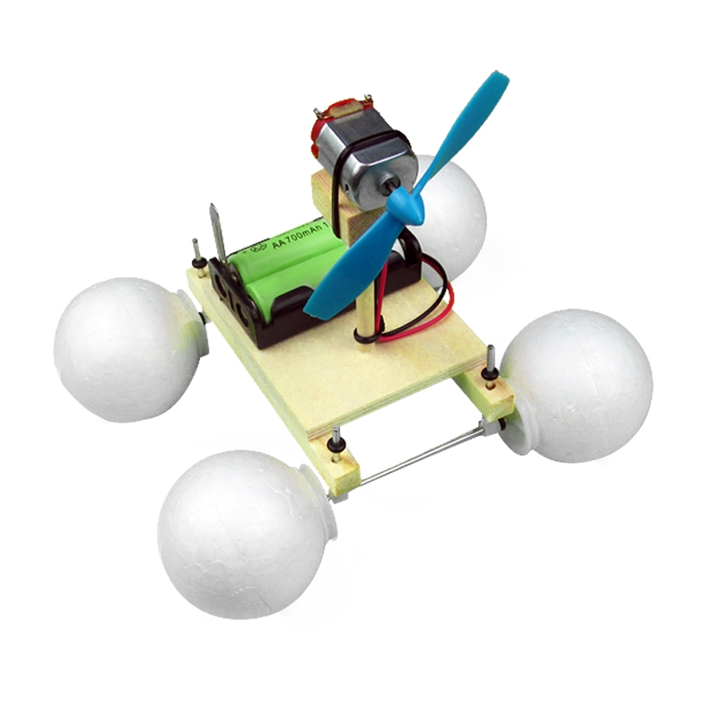Puzzle Amphibious Model Car Science Technology DIY Assembling Gizmos Material  For Children