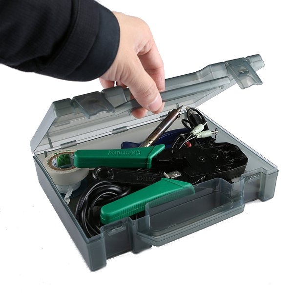 230x195x55mm Portable Tool Storage Box Moistureproof Waterproof Explosion-proof 