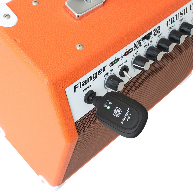 UHF Wireless Guitar Transmitter Receiver System Transmission Range for Electric Guitar Bass Violin Ukulele