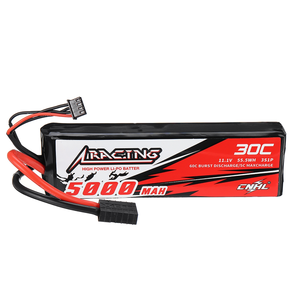 CNHL RACING SERIES 11.1V 5000mAh 30C 3S Lipo Battery With TRX Plug for TRAXXAS RC Car