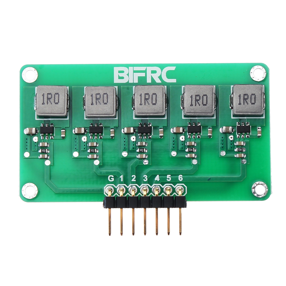 BIFRC 1.5A High Current Balance Module Lipo Battery Active Equalizer Board 2-6S Energy Transfer Equalization PCB Circuit Board