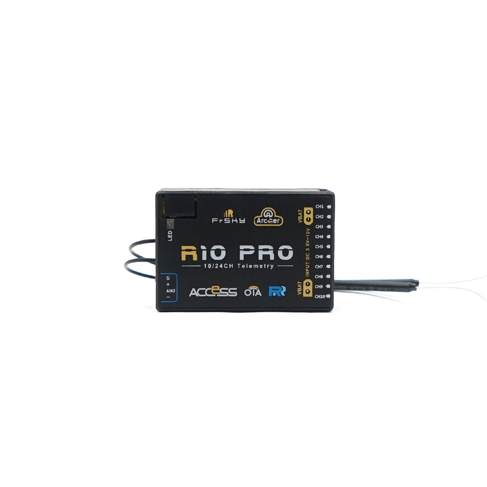 FrSky ARCHER R10 Pro OTA 2.4GHz 10/24CH ACCESS S.Port/F.Port PWM SBUS Output Full Range Telemetry Receiver for RC Drone