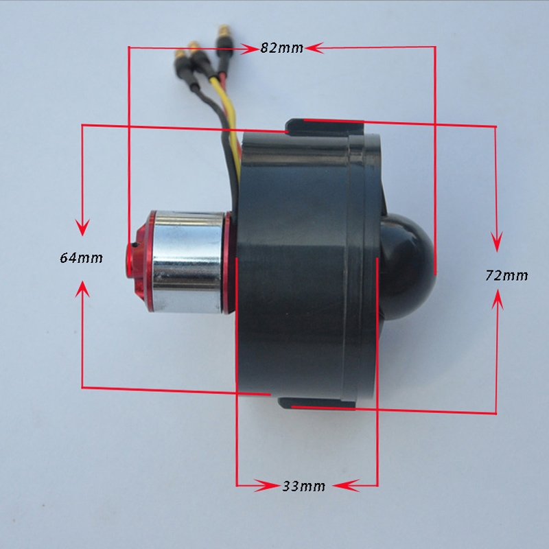 AF-Model 64mm 5 Blades Ducted Fan EDF With 3S 2632 4100KV Motor for EDF RC Airplane Fixed-wing