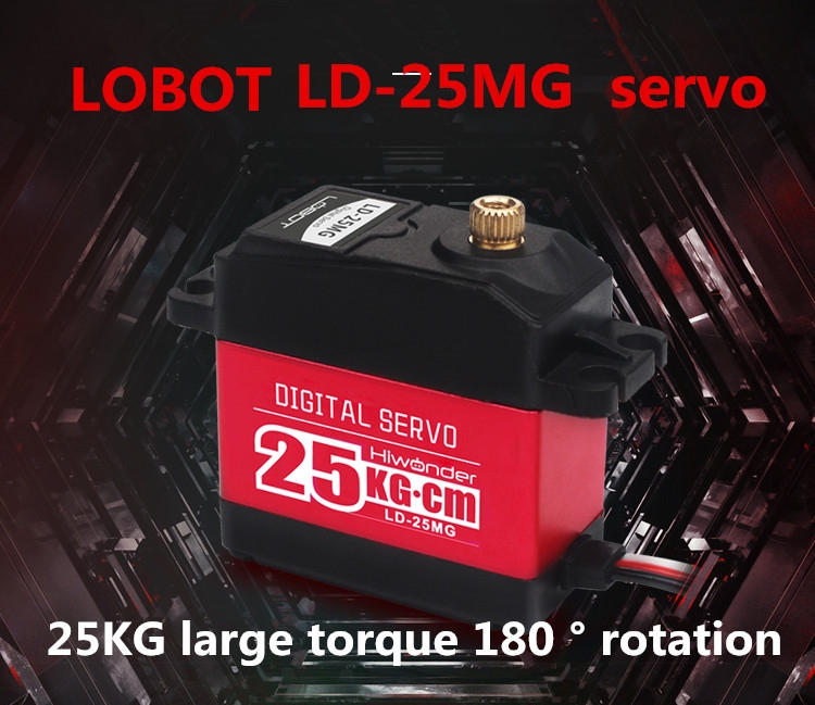 Hiwonder LD-25MG 25 KG 180 Degree Large Torque Digital Servo for manipulator Mechanical Arm Robotic