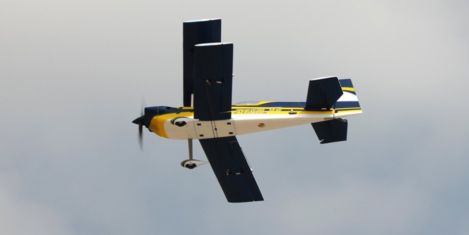 Dynam Devil 3D 1015mm Wingspan EPO 3D Aerobatic Biplane RC Airplane PNP