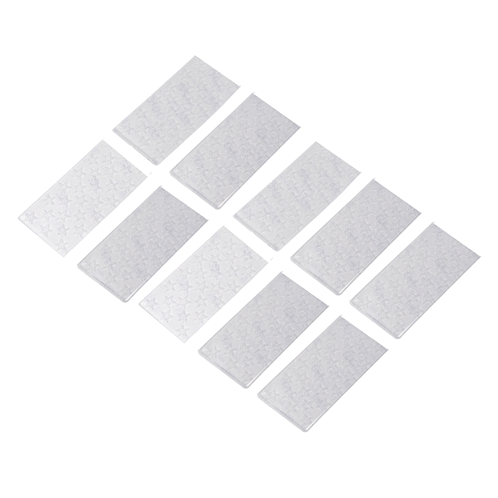 10Pcs URUAV PADSTAR 100x50mm Transparent Sticky Battery Mat Non-slip Pad Support Washing for Lipo Battery