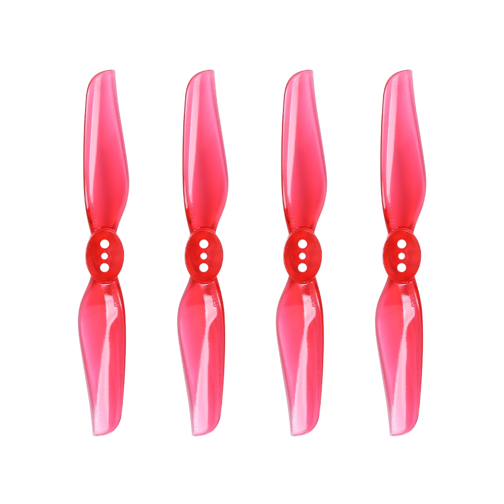 10 Pairs iFlight Nazgul T3020 3020 3X2 3 Inch 2-Blade Durable Propeller CW & CCW Transparent Red for Toothpick RC Drone FPV Racing