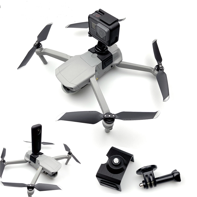 Top Expansion Mount Adapter GoPro8 SJCAM Insta360 Panorama Camera Bracket Holder for DJI Mavic Air 2 Drone