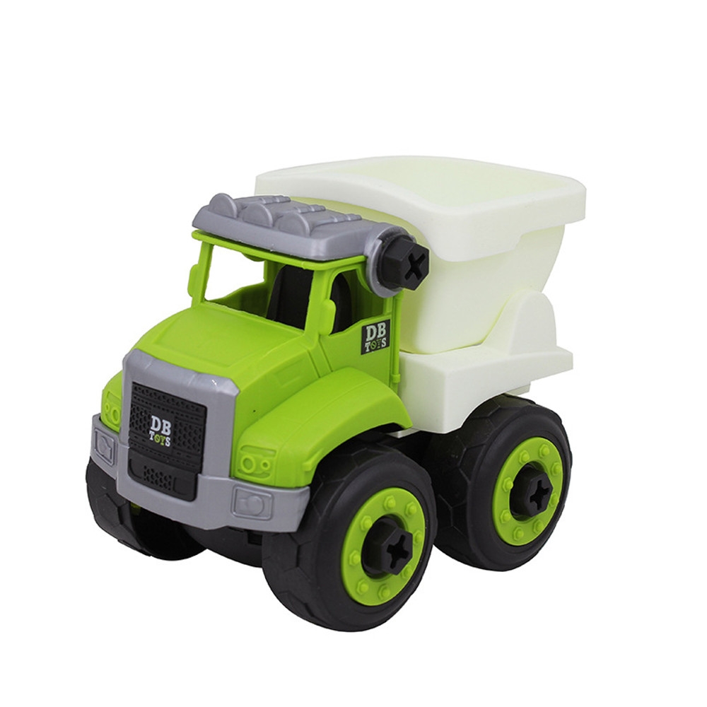 Sanitation Vehicle Assembly Set With Screwdriver Children Assembled Educational Toys