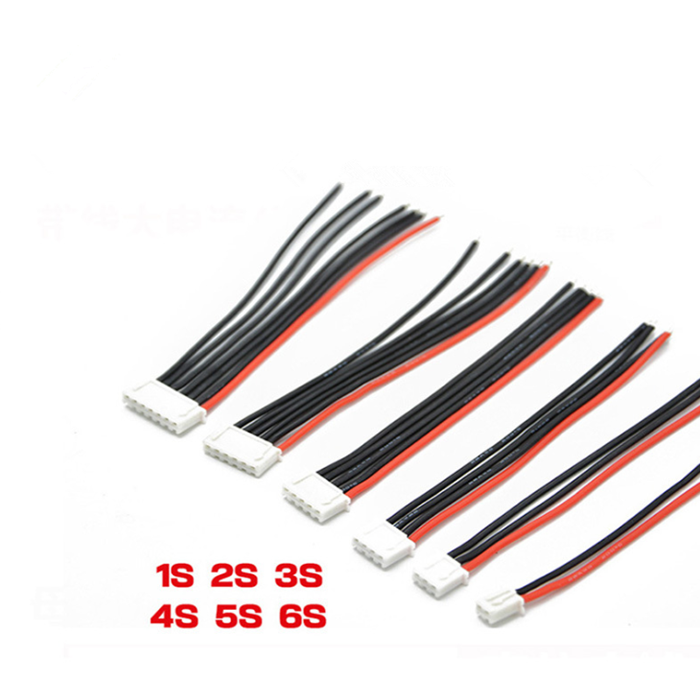 11CM Connecting Silicone Cable Extension Wire 1S2P/2S3P/3S4P/4S5P/5S6P/6S7P for Lipo Battery Balance Charger Battery