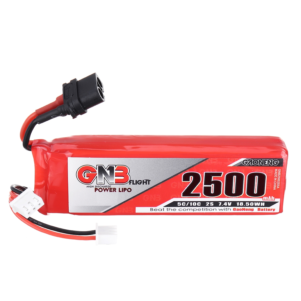 $17.09 for Gaoneng GNB 7.4V 2500mAh Lipo Batteryfor Frsky Taranis X9D Plus Transmitter