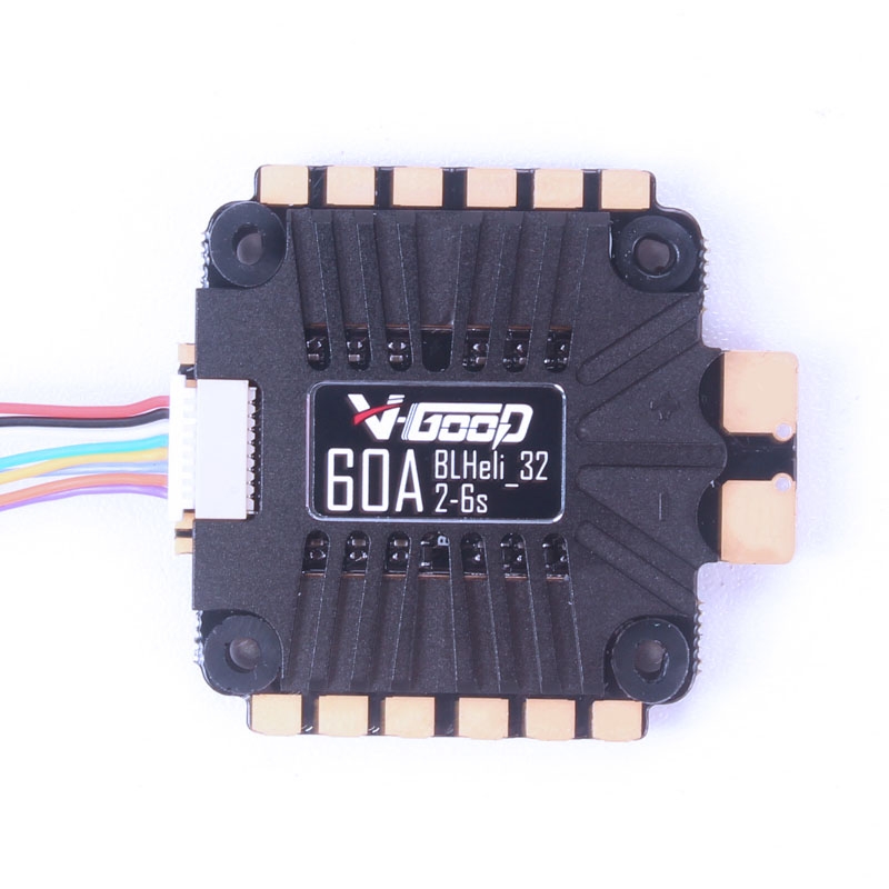 V-GOOD 60A Blheli_32 3-6S 4 IN 1 Brushless ESC w/ Current Sensor support Telemetry for RC FPV Racing Drone