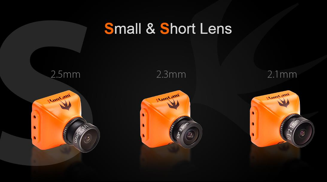 RunCam Swift 2 1/3 CCD 600TVL PAL FOV 130/150/165 Degree 2.5mm/2.3mm/2.1mm Micro FPV Camera OSD MIC