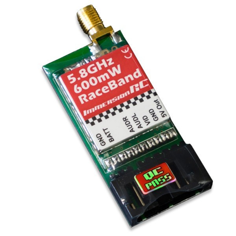 On Sale Limited Stock ImmersionRC Raceband 5.8GHz 600mW 40CH FPV Transmitter AV VTX Module for FatShark