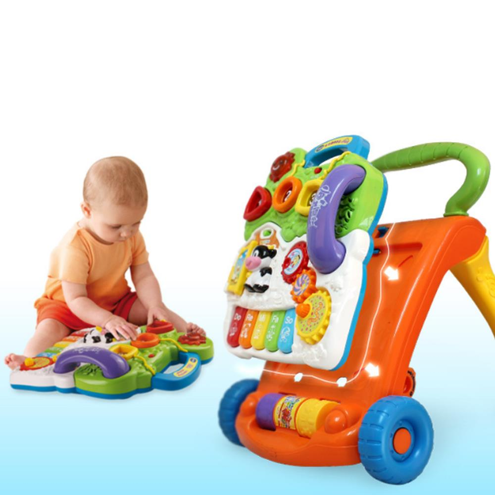 Vtech Bilingual Chinese-English Multifunctional Walker Children's Early Education Enlightenment Trolley Walker Toy