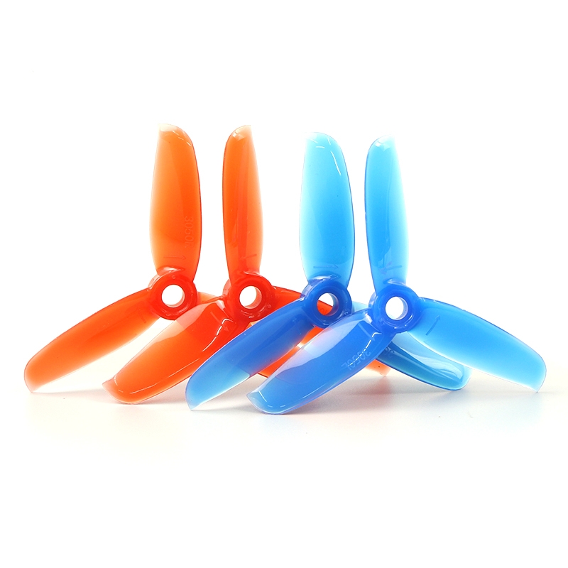 5 Pairs HSKRC 3 Inch 3050 3-blade Propeller CW CCW for 1406 1306 1506 Brushless Motor Whoop Toothpick RC Drone FPV Racing