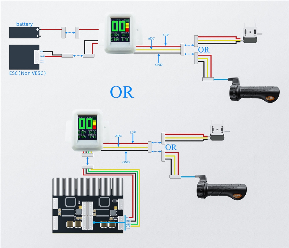 Flipsky TFT Screen Ver2 Module based on VESC with GPS/Standard