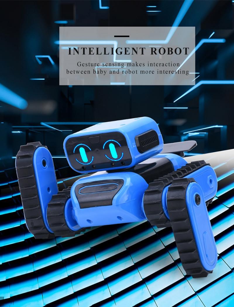 Intelligent RC Robot KIT Programming Infrared Obstacle Avoidance Gesture Sensing Following Robot Toy