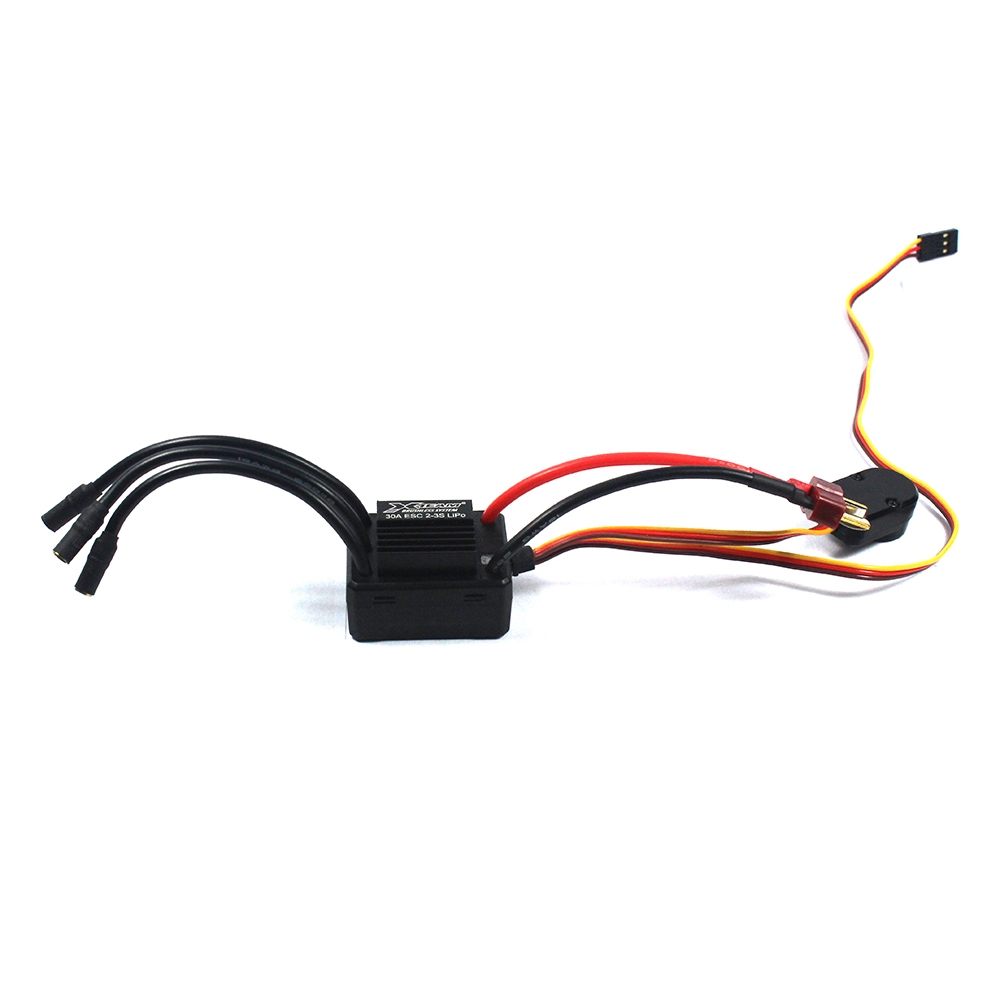 X-Team Brushless Waterproof Sensorless ESC 30A with Brake for 1/16 1/18 RC Car Vehicles Model Parts
