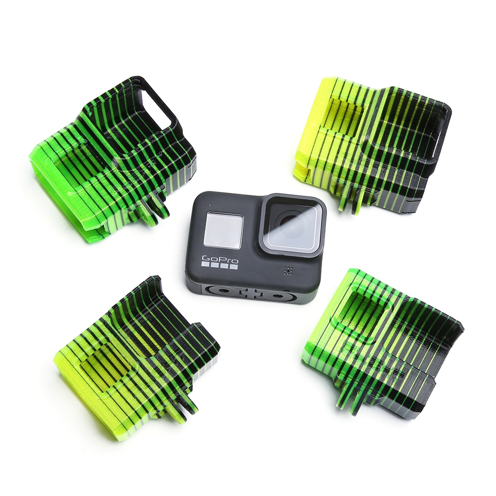 TPU Adjustable GoPro 5/6/7/8 Mount (0~60°) w/ND8 Lens Filter for iFlight Green Hornet/BumbleBee