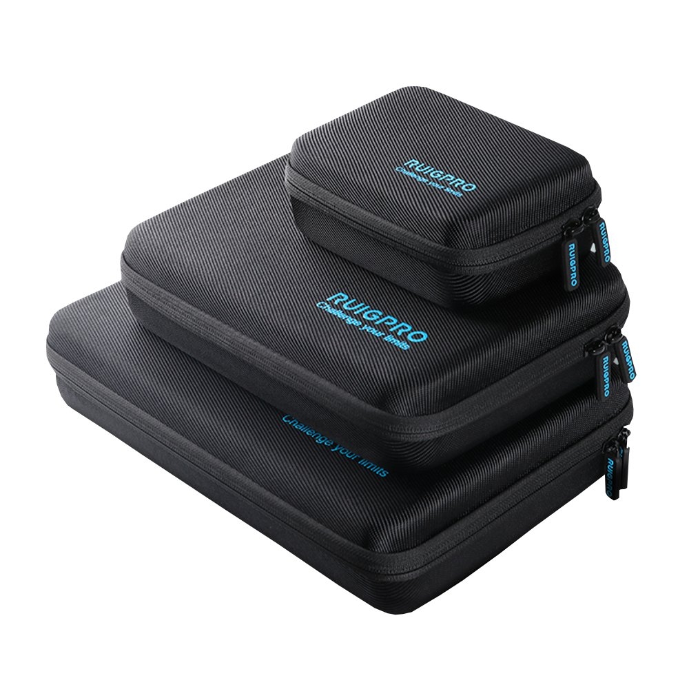 RUIGPRO DIY Sponge Storage Bag Protection Case For Gopro Hero 8/7 Insta 360 R FPV Action Camera