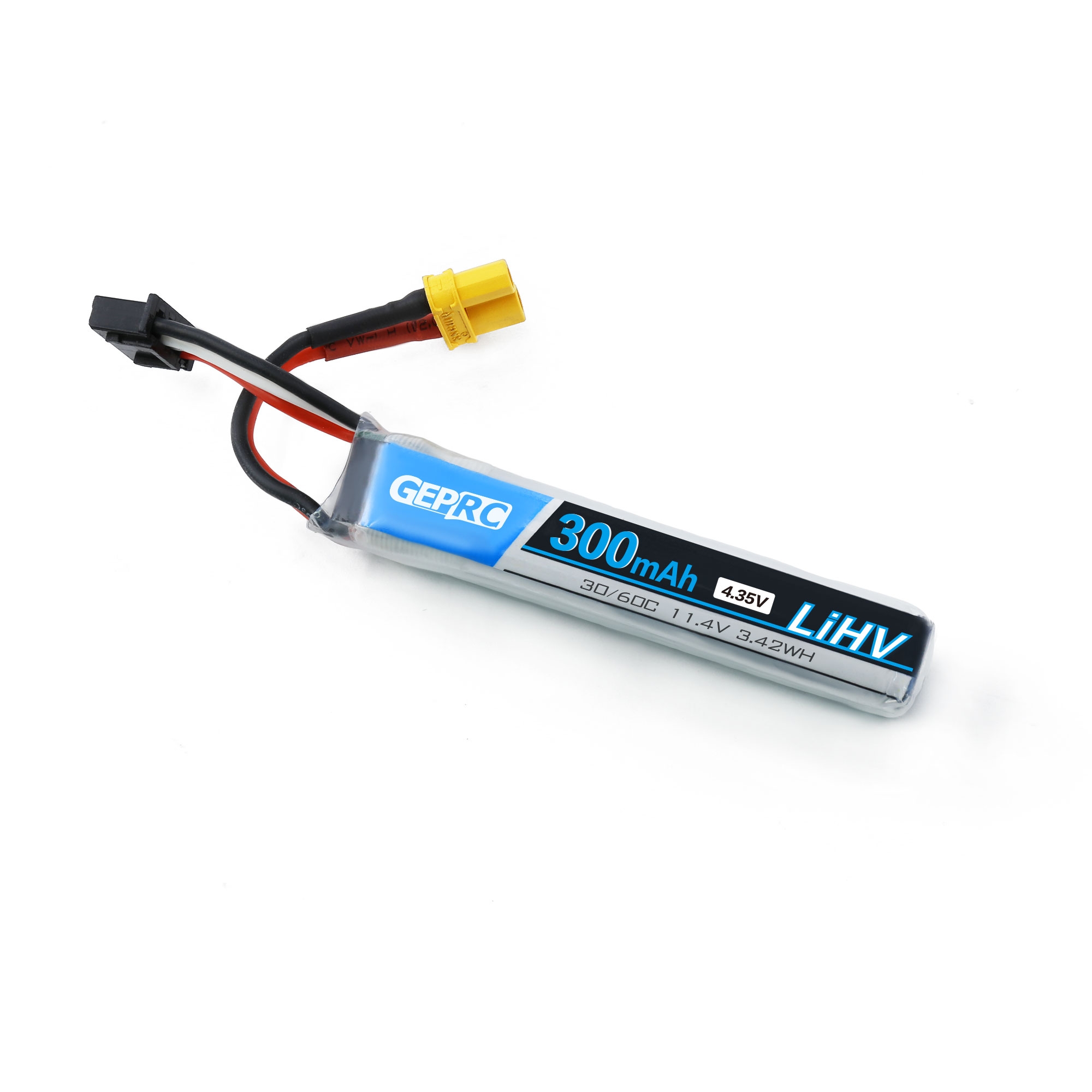 GEPRC 11.4V 300MAH 3S 30C/60C Lipo Battery XT30 Plug for RC Drone FPV Racing