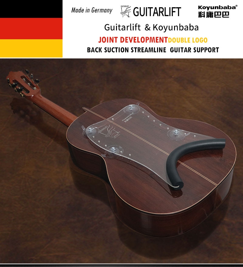 Koyunbaba Classical Guitar Support Suction Steamline Guitar Support Frame