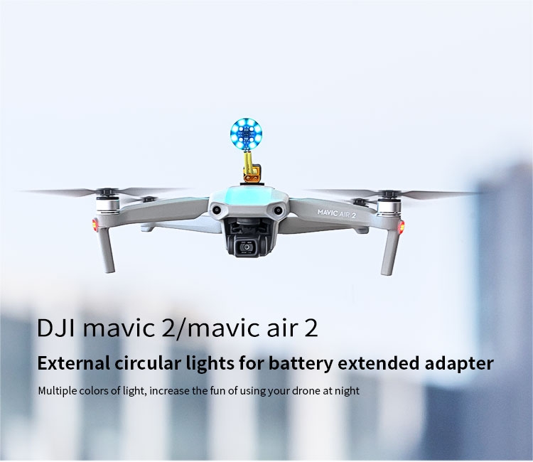STARTRC External Circular Lights Compatible with Battery Extended Adapter for DJI Mavic Air 2